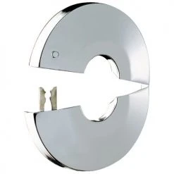 Rosace ouvrante Delabie laiton chromée