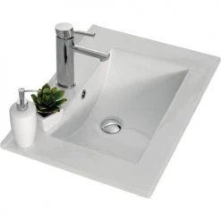 Plan vasque ANGELO Néova céramique blanc