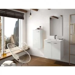 Plan vasque ANGELO Néova céramique blanc -Robinetterie Soldes Boutique AFD 132399