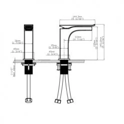 Mitigeur de lavabo Hudor ENIPÉE laiton chromé - 3 701 394 912 326 -Robinetterie Soldes Boutique AFD 133042