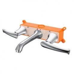 Robinet de lavabo mural ERYMANTHE Hudor chromé - 3 701 394 912 043 -Robinetterie Soldes Boutique AFD 133055