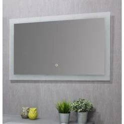 Miroir avec éclairage LED modèle TOUCH 100 Pradel pour salle de bains - 557684 7 Miroir avec éclairage LED modèle TOUCH 100 Pradel pour salle de bains - 557684 -Robinetterie Soldes Boutique AFD 133185