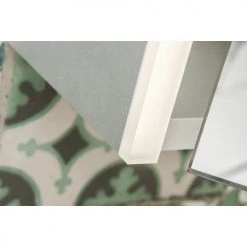 Armoire de toilette aluminium deux portes modèle NEV 90 Pradel - 730056 -Robinetterie Soldes Boutique AFD 133195