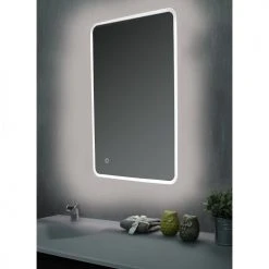 Miroir avec éclairage LED Pradel pour salle de bains - 554059