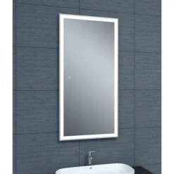 Miroir de salle de bains Pradel avec éclairage LED Elegant -Robinetterie Soldes Boutique AFD 133205
