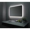 Miroir de salle de bains Pradel avec éclairage LED - 554040 -Robinetterie Soldes Boutique AFD 133225