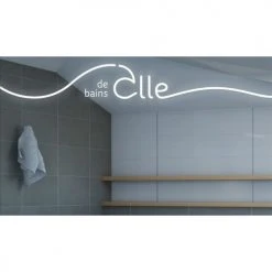 Miroir de salle de bains III Pradel avec éclairage LED - 557041