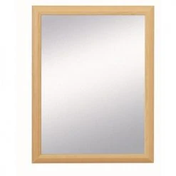 Miroir décoratif Pradel cadré bois naturel - 272409