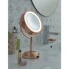Miroir grossissant x5 Pradel double face éclairant à poser - 105782 -Robinetterie Soldes Boutique AFD 133292