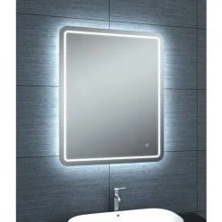 Miroir de salle de bains Pradel avec éclairage LED - 554013 -Robinetterie Soldes Boutique AFD 133296