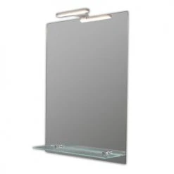 Miroir de salle de bains modèle SPOTI 50 Pradel avec éclairage LED - 557789