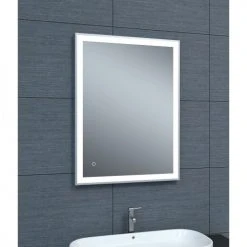 Miroir de salle de bains modèle ELEGANT Pradel avec éclairage LED - 555883 -Robinetterie Soldes Boutique AFD 133316