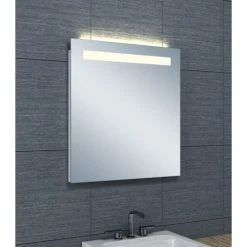 Miroir de salle de bains Pradel avec éclairage LED horizontale - 556692
