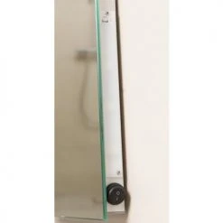 Miroir de salle de bain mural Pradel avec éclairage LED à piles - 557772 -Robinetterie Soldes Boutique AFD 133615