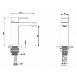 Mitigeur de lavabo Hudor ENIPÉE chromé b231 - 3 701 394 911 169 -Robinetterie Soldes Boutique AFD 133677
