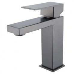 Mitigeur de lavabo Hudor PHASIS noir mat effet scié - 3 701 394 912 319 -Robinetterie Soldes Boutique AFD 133699
