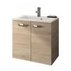 Meuble sous vasque ANGELO Néova chêne naturel 2 portes 1 Meuble sous vasque ANGELO Néova chêne naturel 2 portes -Robinetterie Soldes Boutique AFD 134612