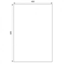 Miroir incassable Delabie inox autocollant - 3453 -Robinetterie Soldes Boutique AFD 147998