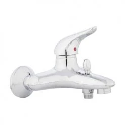 Mitigeur bain/douche ATOMIX chromé sur colonette -Robinetterie Soldes Boutique AFD 155853