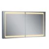 Armoire de toilette double porte LED modèle JAYA 120 Pradel - 730090 -Robinetterie Soldes Boutique AFD 159053