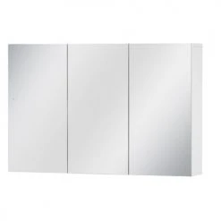 Armoire de toilette trois portes miroirs ANETO Pradel - 166142