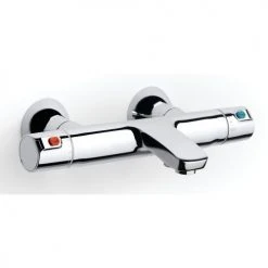 Mitigeur bain-douche thermostatique T-500 mural Roca - A5A1E18C0F