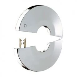 Rosace ouvrante Delabie laiton chromée