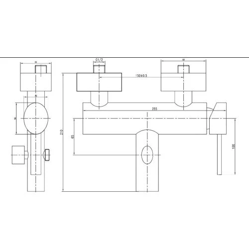 Mitigeur bain-douche GARIS gamme Azur 4 Mitigeur bain-douche GARIS gamme Azur – Image 2