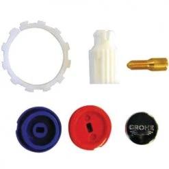 Kit de fixations de poignée Grohe pour croisillon treflor chromé - 45123-000