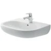 Lavabo D-CODE grande cuve avec trop-plein Duravit -Robinetterie Soldes Boutique AFD 41363
